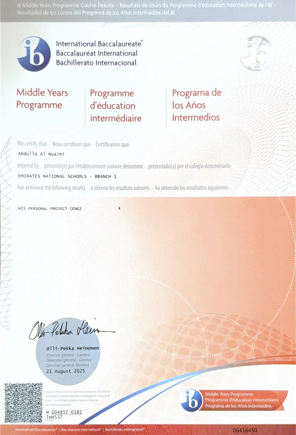 Trilingual dictionary project
